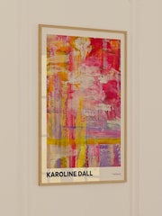 Pink Karoline Dall Abstract Framed Wall Art - Image 1 of 2