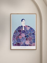 Purple Woman Coat Wall Art - Image 1 of 3