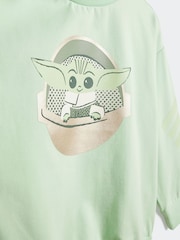 adidas Green Star Wars The Mandalorian Tracksuit - Image 5 of 7