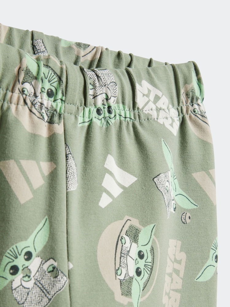 adidas Green Star Wars The Mandalorian Tracksuit - Image 7 of 7