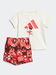 Blanco - adidas Disney Mickey Mouse Short and T-Shirt Set - Imagen 1 de 7