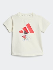 Blanco - adidas Disney Mickey Mouse Short and T-Shirt Set - Imagen 2 de 7