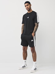 adidas Essential 3-Stripes French Terry Shorts - Image 2 of 5