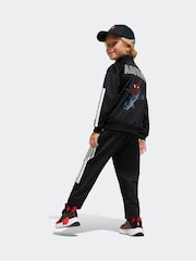adidas Black Marvel Spider-Man Tiro Tracksuit - Image 2 of 8