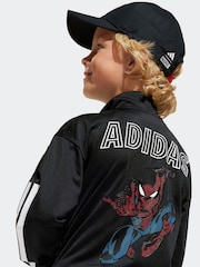 adidas Black Marvel Spider-Man Tiro Tracksuit - Image 4 of 8