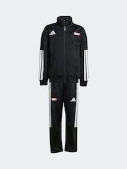 adidas Black Marvel Spider-Man Tiro Tracksuit - Image 6 of 8
