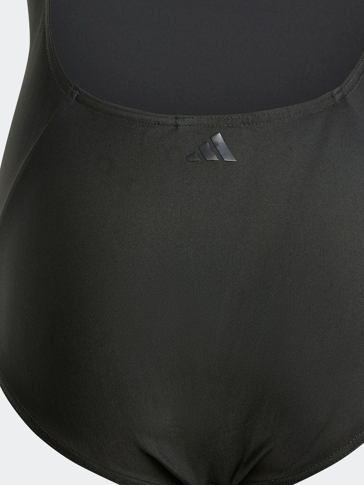 بدلة سباحة بتصميم خطوط كبيرة بارزة Performance من adidas - Image 4 of 5