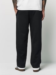 adidas Black Essentials Wide Leg 3 Bar Logo Joggers - Image 3 of 5