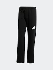 adidas Black Essentials Wide Leg 3 Bar Logo Joggers - Image 5 of 5