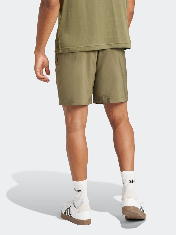 adidas Green Small Essentials Logo Chelsea Shorts - Image 2 of 5