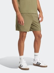 adidas Green Small Essentials Logo Chelsea Shorts - Image 3 of 5