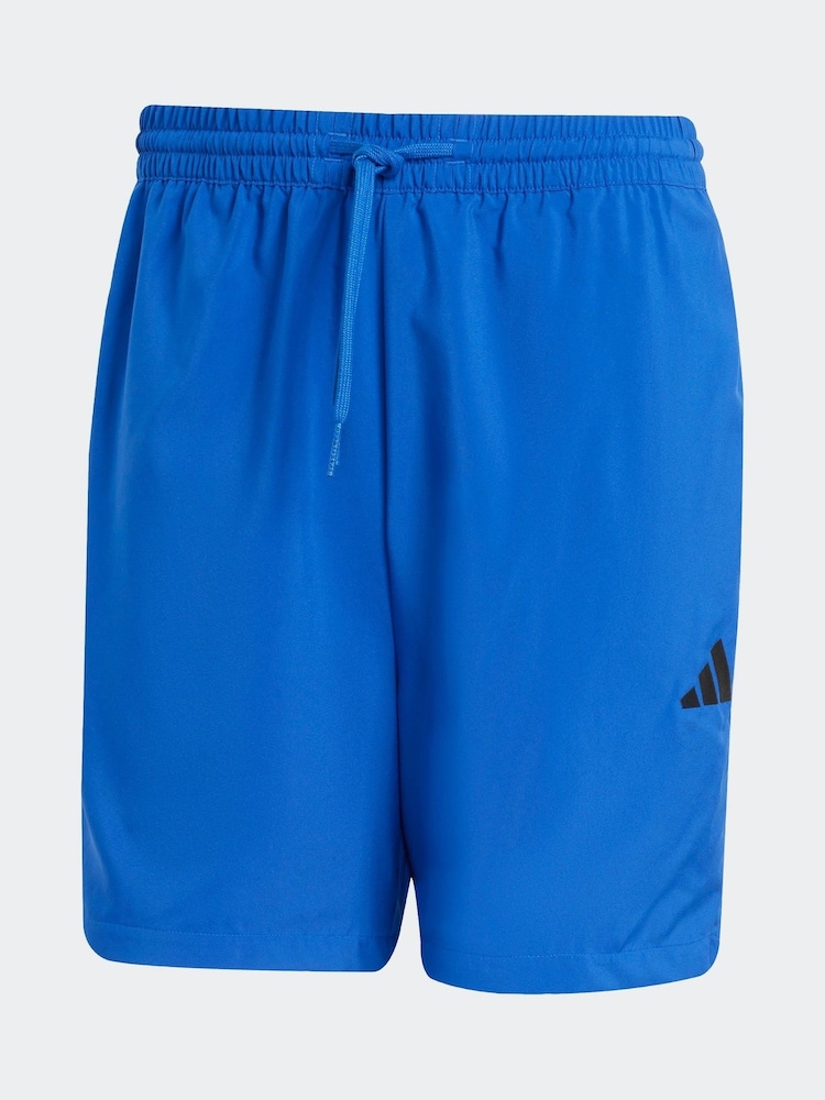 adidas Blue Small Essentials Logo Chelsea Shorts - Image 6 of 6