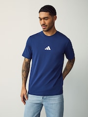adidas Essentials Small Logo Single Jersey T-Shirt - Imagen 1 de 5