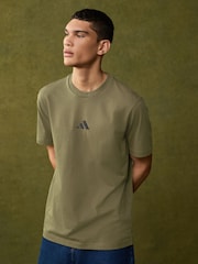 adidas Green Light Small Essentials Logo Single Jersey T-Shirt - Image 1 of 7