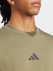 adidas Green Light Small Essentials Logo Single Jersey T-Shirt - Image 5 of 7