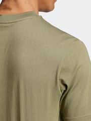adidas Green Light Small Essentials Logo Single Jersey T-Shirt - Image 6 of 7