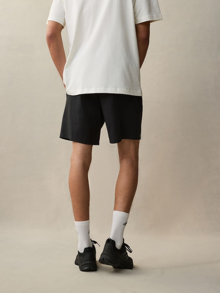 Черный - Шорты из джерси Adidas Essentials Linear Single - Image 2 of 5