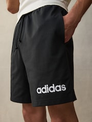 Черный - Шорты из джерси Adidas Essentials Linear Single - Image 4 of 5