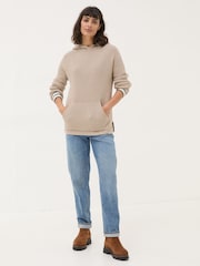 FatFace Knitted Oatmeal Lounge Hoodie - Image 3 of 5