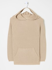 FatFace Knitted Oatmeal Lounge Hoodie - Image 5 of 5
