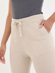 FatFace Oatmeal Lounge Cuffed Joggers - Image 5 of 6