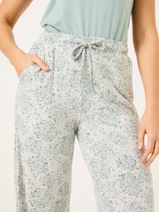 FatFace Lola Grey Floral Jersey Pyjama Bottoms - Image 4 of 5