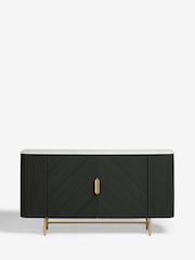Black Valencia Marble Mango Wood Large Sideboard - Image 7 of 11