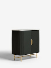 Black Valencia Marble Mango Wood Small Sideboard - Image 8 of 9