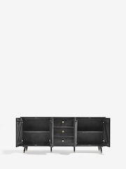 Black Lloyd Mango Wood Extra Large Sideboard - Image 9 of 11