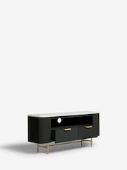 Black Valencia Mango Wood Up to 55 inch TV Unit - Image 5 of 7