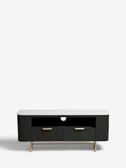 Black Valencia Mango Wood Up to 55 inch TV Unit - Image 6 of 7