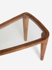 Dark Small Triangle Nesting Large Coffee Table - Image 7 of 7