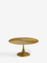 Gold Cast Metal Flower Coffee Table - Image 3 of 5