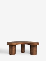 Dark Jelly Bean Small Mango Wood Coffee Table - Image 7 of 8