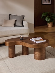 Dark Jelly Bean Mango Wood Coffee Table - Image 2 of 8