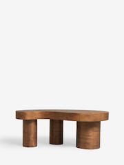 Dark Jelly Bean Mango Wood Coffee Table - Image 5 of 8