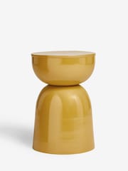 Yellow Loxley Metal Drum Side Table - Image 3 of 4