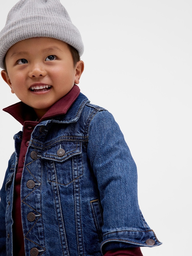 Chaqueta vaquera Icon de Gap (6 meses a 5 años) - Imagen 1 de 3 Chaqueta vaquera Icon de Gap (6 meses a 5 años) - Imagen 1 de 3