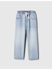 Gap Blue UltraSoft Pull On Baggy Jeans (6mths-5yrs) - Image 1 of 4