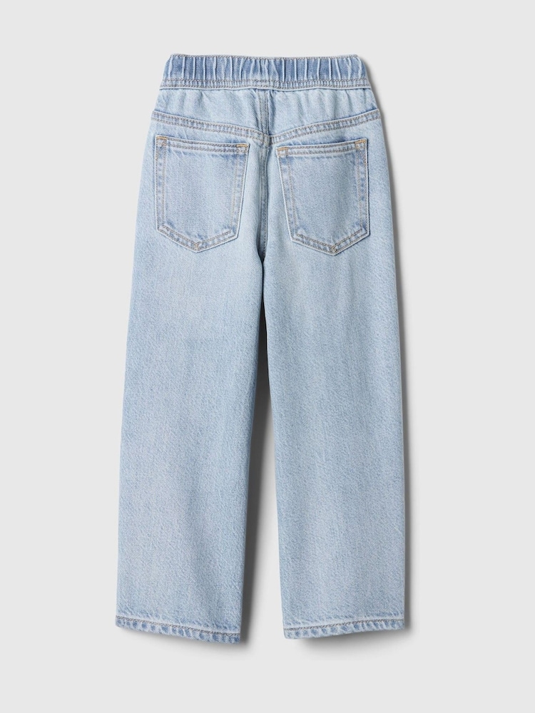 Gap Blue UltraSoft Pull On Baggy Jeans (6mths-5yrs) - Image 2 of 4