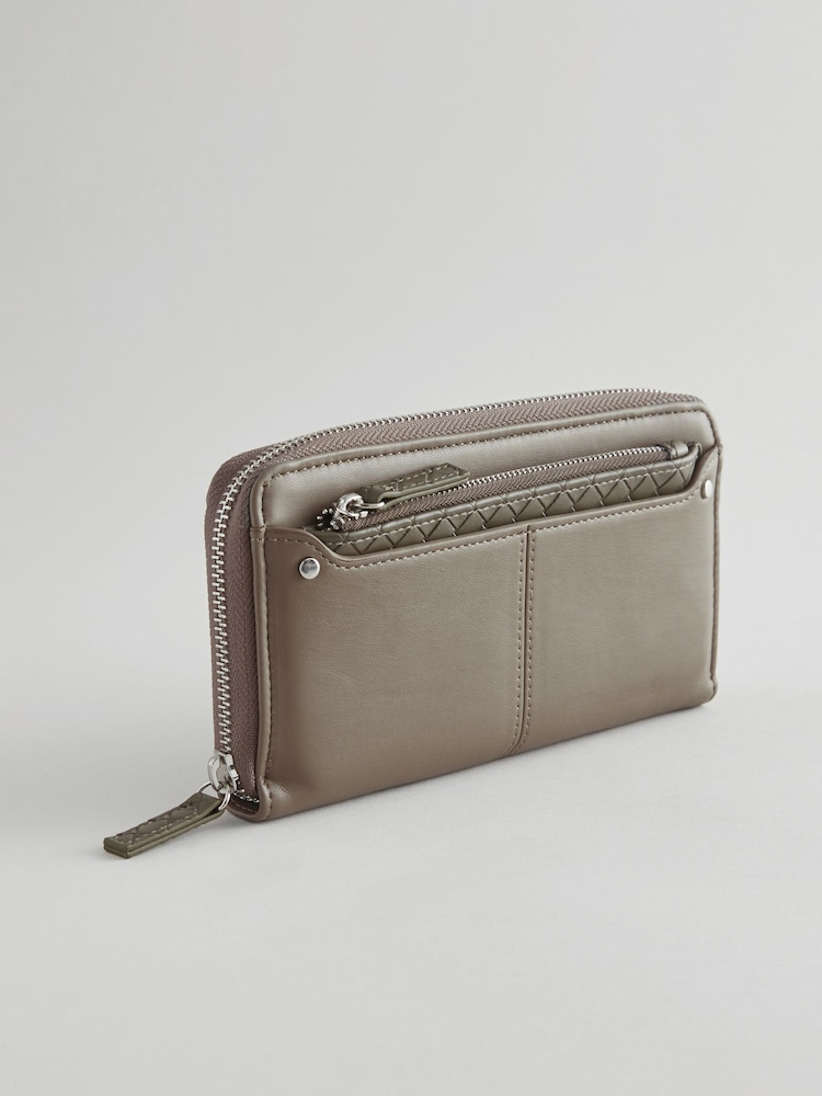 Mink Brown Card Slot Purse - Image 1 of 5