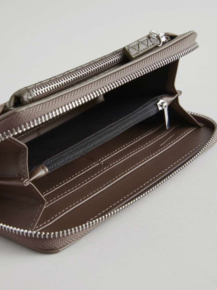 Mink Brown Card Slot Purse - Image 3 of 5