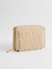 Mink Brown Borg Purse - Image 1 of 5