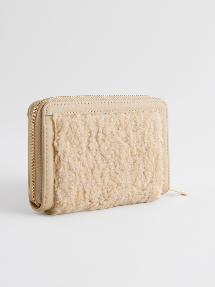 Mink Brown Borg Purse - Image 2 of 5