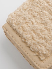 Mink Brown Borg Purse - Image 5 of 5