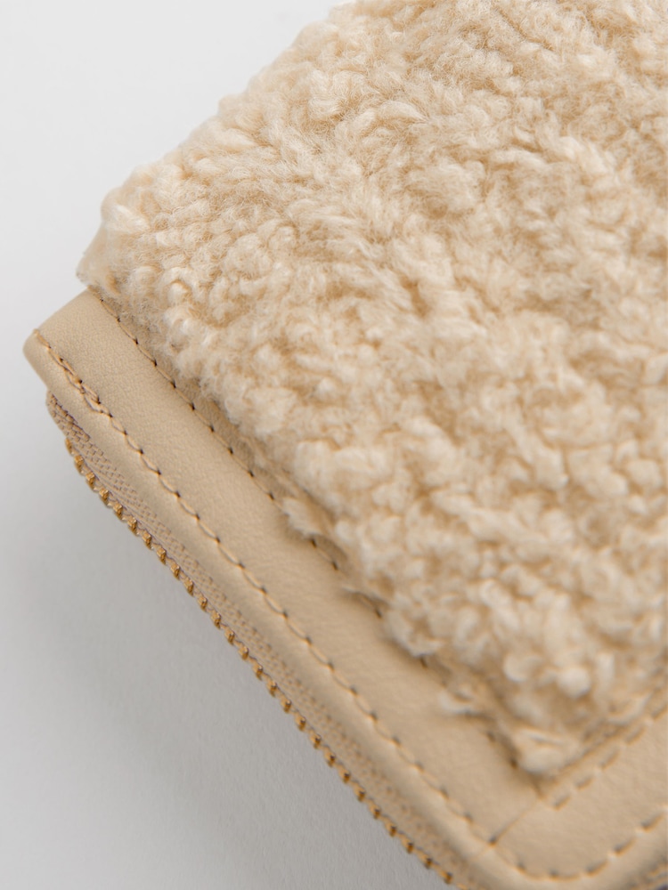 Mink Brown Borg Purse - Image 5 of 5