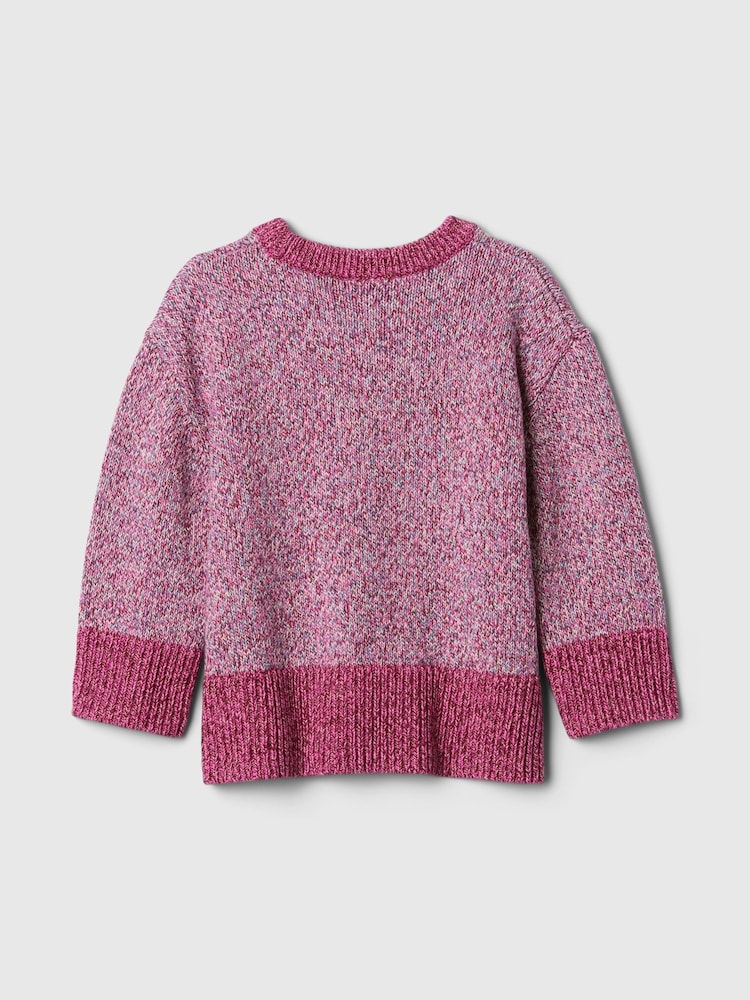 Gap Purple Split-Hem Jumper (6mths-5yrs) - Image 2 of 2 Gap Purple Split-Hem Jumper (6mths-5yrs) - Image 2 of 2