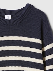 Gap Blue Split-Hem Jumper (6mths-5yrs) - Image 3 of 3