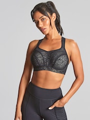 Panache Power Wired Sports Black Bra - Image 4 of 6
