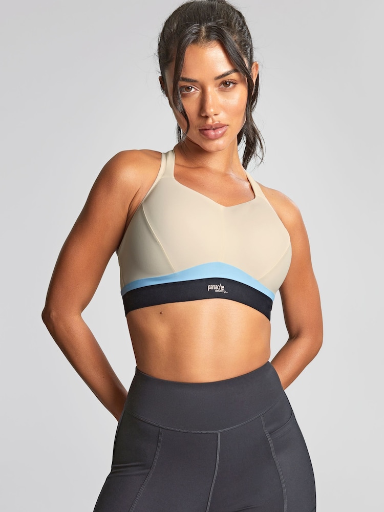 Panache Boundless Non Wired Padded Sports Plain Bra - Image 2 of 6 Panache Boundless Non Wired Padded Sports Plain Bra - Image 2 of 6